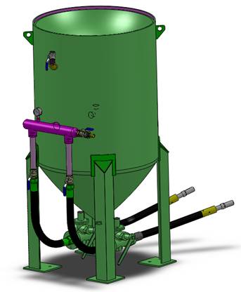 TS-800-2開放式噴砂機(jī) （手動(dòng)控制）