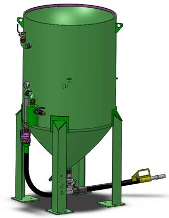 TS-800-1開放式噴砂機(jī) （氣動(dòng)控制）